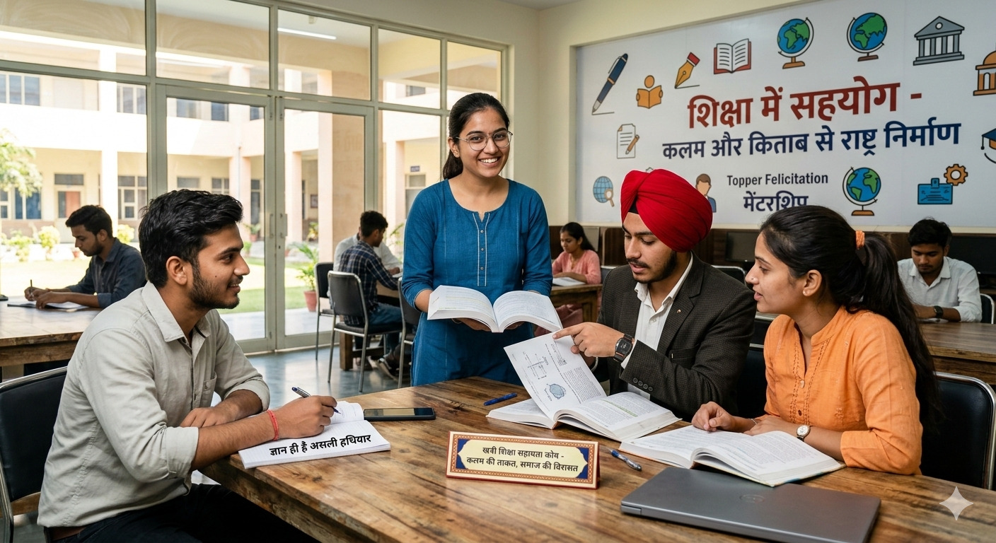 शिक्षा में सहयोग – ज्ञान ही है असली हथियार